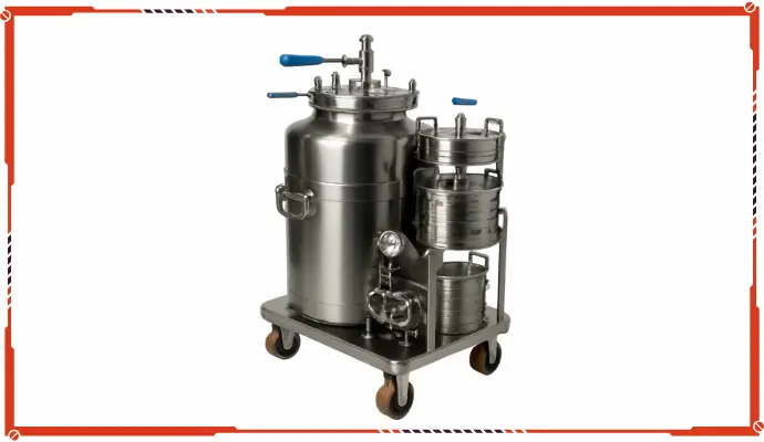 Filter Press Zero Hold Up &amp; Sparkler Filter